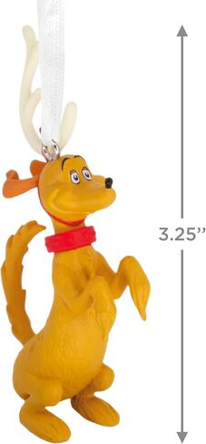 Hallmark Dr. Seuss's How The Grinch Stole Christmas! Max in Antlers Christmas Ornament, Christmas Movie Gifts in Saudi Arabia