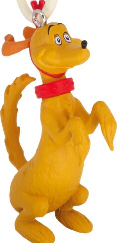 Hallmark Dr. Seuss's How The Grinch Stole Christmas! Max in Antlers Christmas Ornament, Christmas Movie Gifts in Saudi Arabia
