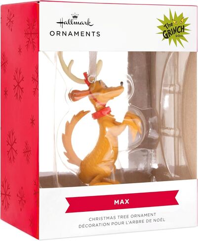 Hallmark Dr. Seuss's How The Grinch Stole Christmas! Max in Antlers Christmas Ornament, Christmas Movie Gifts in Saudi Arabia