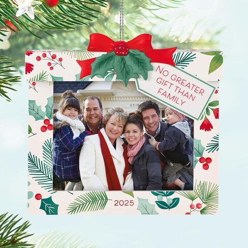 Hallmark Keepsake Christmas Ornament 2025, The Gift of Family 2025 Photo Frame in Saudi Arabia