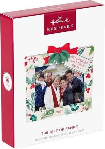 Hallmark Keepsake Christmas Ornament 2025, The Gift of Family 2025 Photo Frame in Saudi Arabia