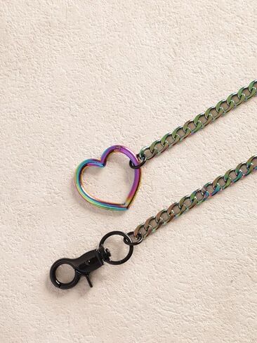 Sacina Gothic Heart Chunky Chain Necklace, Gothic Emo Punk Grunge Necklace, Goth Jewelry, Christmas Jewelry Gift for Women in Kuwait