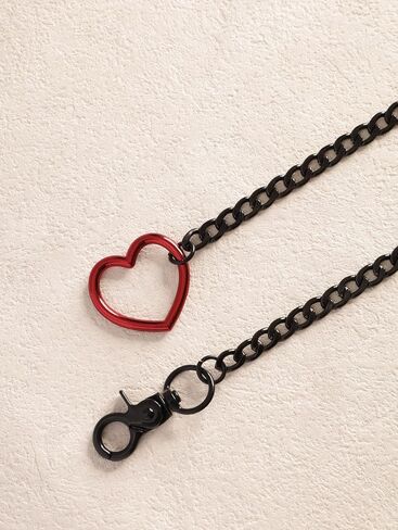 Sacina Gothic Heart Chunky Chain Necklace, Gothic Emo Punk Grunge Necklace, Goth Jewelry, Christmas Jewelry Gift for Women in Kuwait