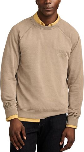 Lucky Brand mens Fleece Logo Raglan Crew in Saudi Arabia