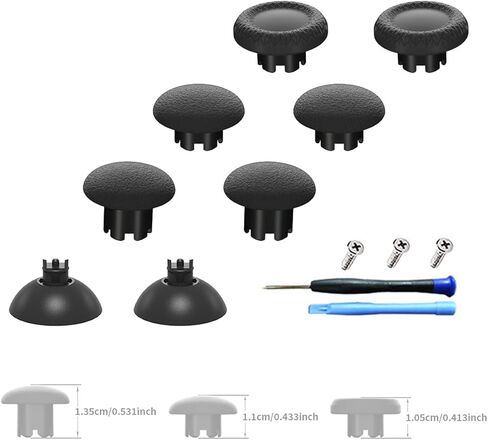 Front Shell Touchpad Compatible with PS5 Edge Controller, DIY Replacement Faceplate Custom Touch Pad Cover Set with Thumbsticks for PS5 Controller BDM-010 020 030 040 050 in Kuwait