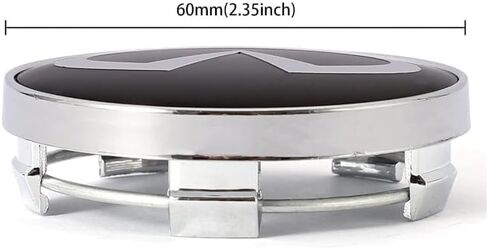 قبعات محور السيارة لإنفينيتي QX80 SUV 2014 2015 2016 2017 60 مللي متر ، غطاء العجلة حافة حامي Hubcap استبدال اكسسوارات السيارات in Saudi Arabia