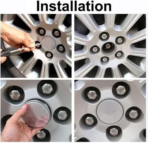 قبعات محور السيارة لإنفينيتي QX80 SUV 2014 2015 2016 2017 60 مللي متر ، غطاء العجلة حافة حامي Hubcap استبدال اكسسوارات السيارات in Saudi Arabia
