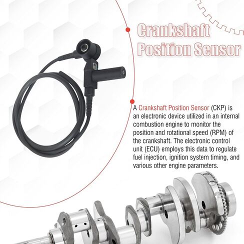 A0031530128 Crankshaft Position Sensor Compatible with 300CE 1993 300E 1993 300TE 1993 E320 1994-1995 190E 1991-1993 S420 1994-1995 S500 1994-1995 SL500 1994-1995 in Saudi Arabia