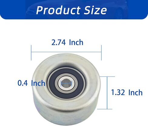 Drive Belt Tensioner Pulley Kit Fit For Toyota Camry Avalon Highlander RAV4 Venza Sienna For Lexus IS250 IS300 IS350 GS300 GS350 RC300 RC350#16620-31031 16620-31040 in Saudi Arabia