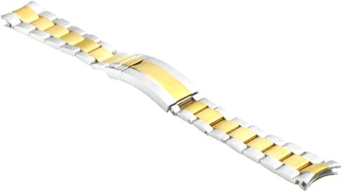 Ewatchparts 20mm Steel Gold Two Tone Oyster Watch Band Compatible With Rolex Submariner 116613 116613LB in Saudi Arabia