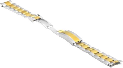 Ewatchparts 20mm Steel Gold Two Tone Oyster Watch Band Compatible With Rolex Submariner 116613 116613LB in Saudi Arabia