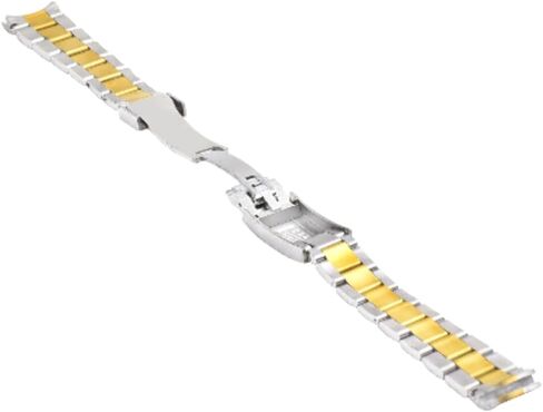 Ewatchparts 20mm Steel Gold Two Tone Oyster Watch Band Compatible With Rolex Submariner 116613 116613LB in Saudi Arabia