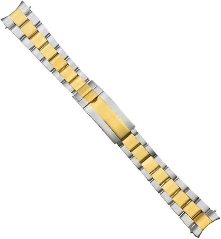 Ewatchparts 20mm Steel Gold Two Tone Oyster Watch Band Compatible With Rolex Submariner 116613 116613LB in Saudi Arabia