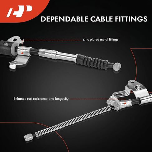 A-Premium Rear Driver Side Parking Brake Cable Assembly Compatible with Toyota Corolla 2004 2005 2006 2007 in Saudi Arabia