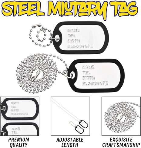 Halloween Army Soldier Costume Accessories Inclue Belt,Tag Necklaces for Men Women Halloween Party Dress Up in Saudi Arabia