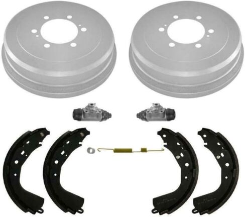 Rear Drums Shoes Spring Kit Wheel Cylinders for Toyota for 4Runner 2001-2002 for Tacoma 2003-2004 for Tundra 2003-2006 6pc Non-Asbestos Organic-Pad Material PAB764 144082 in Saudi Arabia