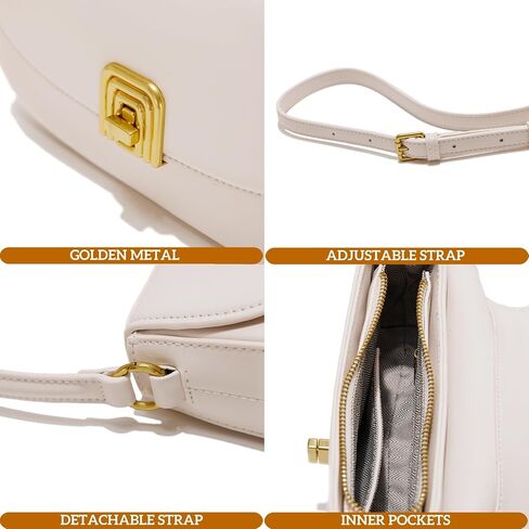 Shoulder Bag Clutch Purses for Women Hobo Bag Small Black Purse Evening Bag Crescent Purse in Saudi Arabia