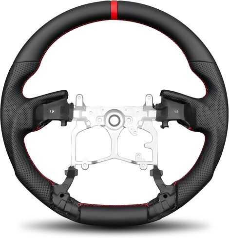 Carbon Fiber Steering Wheel With Black Perforated Grip, for Toyota Tacoma 2010–2023, for 4Runner 2010–2024, for Tundra 2014–2021, for Prado LC150 2010–2017 in Saudi Arabia