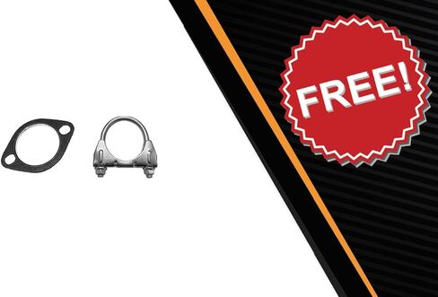 Northeastern Exhaust | Stainless Steel - EPA Approved Rear Catalytic Compatible for Mitsubishi Galant 2004-2012 2.4L - Include Clamp and Gasket | Automotive Replacement Part in Saudi Arabia