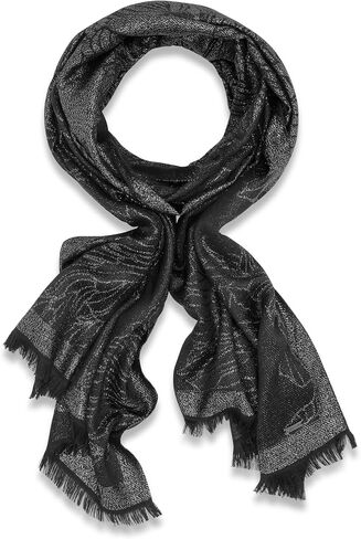 Calvin Klein Women's Accessories Scarf, Black, One Size in Saudi Arabia