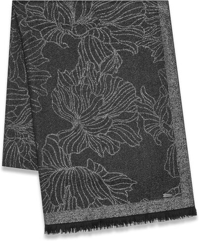 Calvin Klein Women's Accessories Scarf, Black, One Size in Saudi Arabia