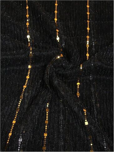 MakeMeChic Women's Sequin Sparkly Scarves Lightweight Wrap Scarfs for Evening Dresses in Saudi Arabia