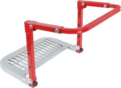 Folding Heavy Duty Tire Step for Truck, SUV and RV Adjustable Tire Mounted Step Fit Most Tire from 10.2" to 14.4", Rated up to 300 Lbs, Shark Jaw Shape Non-Slip Design in Saudi Arabia