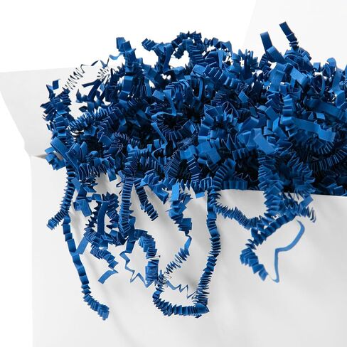 Mefleet 1 LB Crinkle Cut Paper Shred Filler Black Crinkle Paper Shredded Paper for Gift Box - Gift Basket Filler - Gift Box Stuffing for Christmas, Halloween Packaging Wrapping in Kuwait