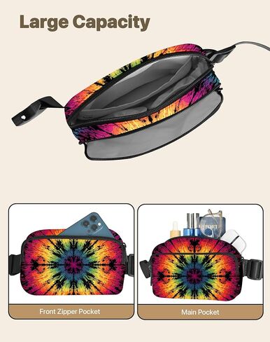 Butterfly Fanny Pack Travel Belt Bag Waterproof Small Crossbody Bags for Women Waist Pouch for Running Hiking Cycling in Kuwait