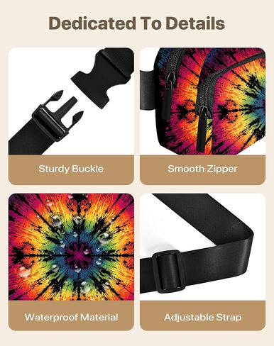 Butterfly Fanny Pack Travel Belt Bag Waterproof Small Crossbody Bags for Women Waist Pouch for Running Hiking Cycling in Kuwait
