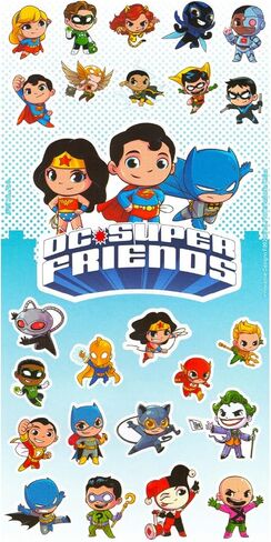 جوارب DC Comics للأولاد والرجال - مجموعة ملابس Justice League للرجال مع 3 أزواج من جوارب Superman وWonder Woman Crew للبالغين بالإضافة إلى الملصقات | جوارب DC الخارقة للمراهقين، للبالغين in Kuwait