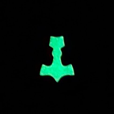 Mjolnir Blackout Ranger Eye Thor Hammer Norse Viking PVC Rubber Hook in Saudi Arabia
