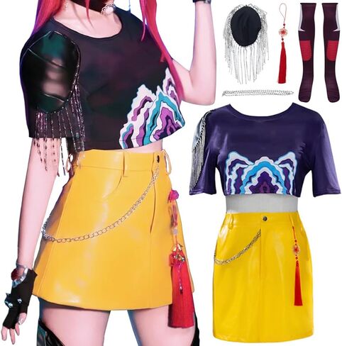 Mira Costume Movie Uniform Mira Costume Outfit With Socks Halloween Full Set in Saudi Arabia