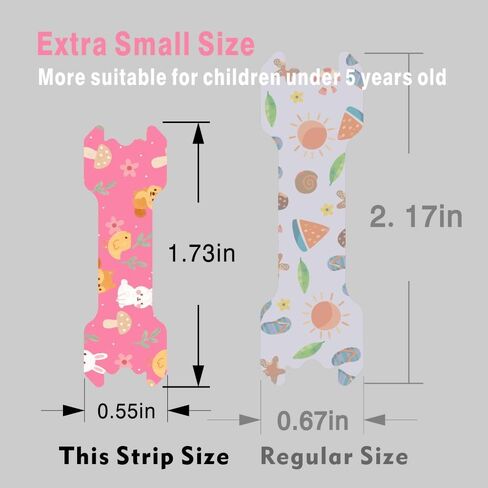 30pcs Extra Small Size Kids Nasal Strips for Breathing Right,Kids Nose Strips with Cute Pattern,Nasal Strips for Snoring,Anti Snoring Nose Tape Clips (Fairyland Garden, 30pcs) in Saudi Arabia