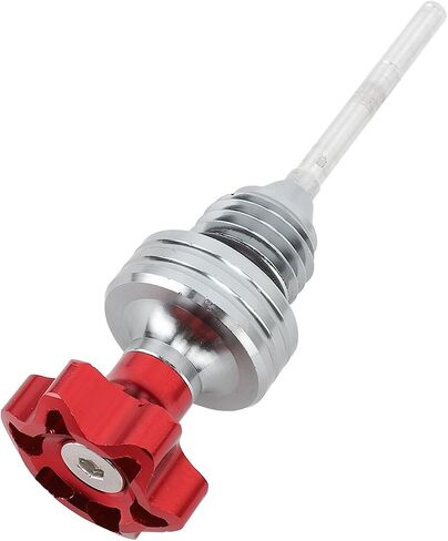 Motorcycle Oil Dipstick, Oil Level Gauge Dipstick Aluminum Alloy 4.3in Motorcycle Engine Oil Dipstick for Chinese ATV Kart Scooter Engine (Red) in Saudi Arabia
