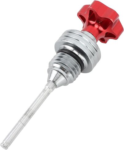 Motorcycle Oil Dipstick, Oil Level Gauge Dipstick Aluminum Alloy 4.3in Motorcycle Engine Oil Dipstick for Chinese ATV Kart Scooter Engine (Red) in Saudi Arabia