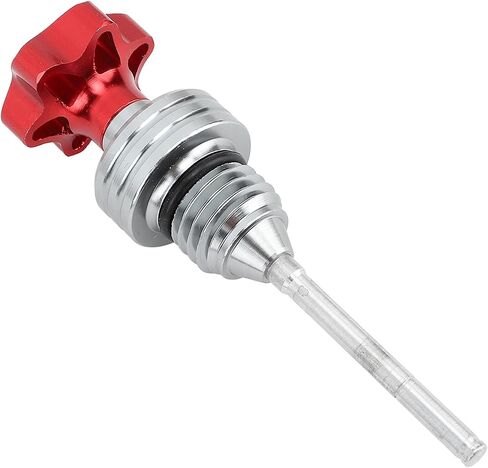 Motorcycle Oil Dipstick, Oil Level Gauge Dipstick Aluminum Alloy 4.3in Motorcycle Engine Oil Dipstick for Chinese ATV Kart Scooter Engine (Red) in Saudi Arabia