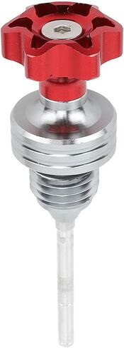 Motorcycle Oil Dipstick, Oil Level Gauge Dipstick Aluminum Alloy 4.3in Motorcycle Engine Oil Dipstick for Chinese ATV Kart Scooter Engine (Red) in Saudi Arabia