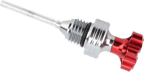 Motorcycle Oil Dipstick, Oil Level Gauge Dipstick Aluminum Alloy 4.3in Motorcycle Engine Oil Dipstick for Chinese ATV Kart Scooter Engine (Red) in Saudi Arabia
