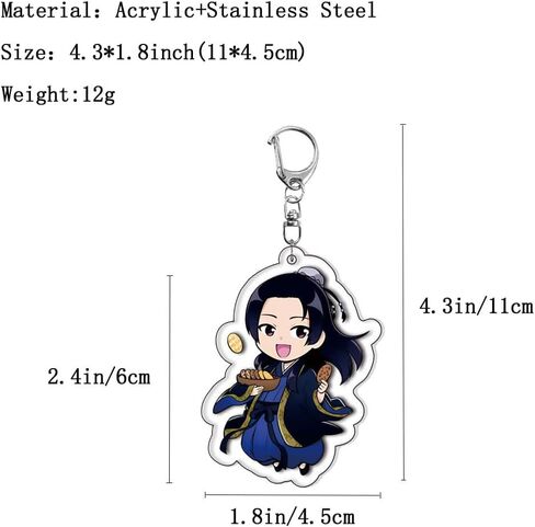 Anime Maomao Cosplay Keychain 6Pcs Set,Manga The Apothecary Maomao Cosplay Merch Key Chain Keyring Pendants in Saudi Arabia