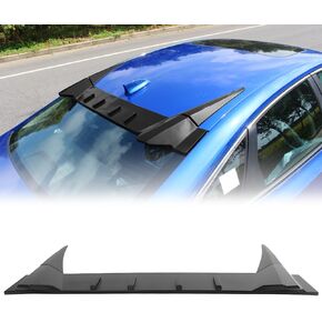Rear Roof Spoiler, Compatible with 2022-2025 Honda Civic 11th Gen 4-Door Sedan(Not Fit Hatchback), ABS Plastic Type R Painted Gloss Black Car Window Top Spoiler Lip Wing in Kuwait