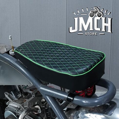 Jmchstore Blue Diamond Stitch Retro تم ترقيته 17 '' 'مقعد لـ Coleman BT200X Mini Bike 196cc ، Hisun 200-7 for Viper 200CC Trail Pike Cushion Presace in Saudi Arabia