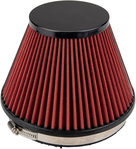 مجموعة مدخل الهواء البارد مع فلتر درع الحرارة لـ 1991-2001 Cherokee 4.0L L6، 1991-2001 Cherokee XJ 2.5L L4 (أحمر) in Kuwait