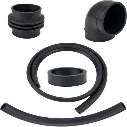 مجموعة مدخل الهواء البارد مع فلتر درع الحرارة لـ 1991-2001 Cherokee 4.0L L6، 1991-2001 Cherokee XJ 2.5L L4 (أحمر) in Kuwait