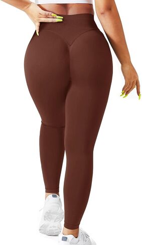 Scrunch Butt Lifting Leggings for Women Seamless Workout Leggings Mid Low Waist Impact Gym Yoga Pants Tummy Control in Kuwait