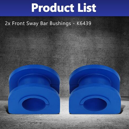 Sway Bar Bushings, K6439 Stabilizer Sway Bar End Link Bushings Kits Compatible With Chevrolet Silverado Express1500 2500 Tahoe Cadillac Escalade GMC Sierra Yukon in Saudi Arabia