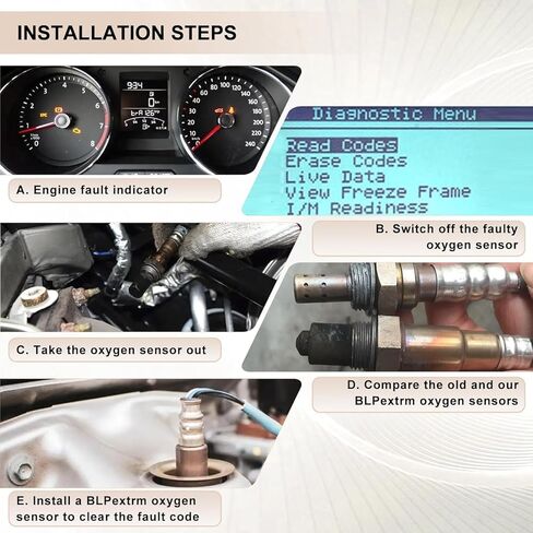 مستشعر الأكسجين O2 المنبع يناسب Acura ILX TLX 2015-2020 2.4L L4، لهوندا أكورد 2013-2017 2.4L L4 - أجهزة استشعار O2 تحل محل 234-9131 234-4574 مجموعة من 2 in Saudi Arabia
