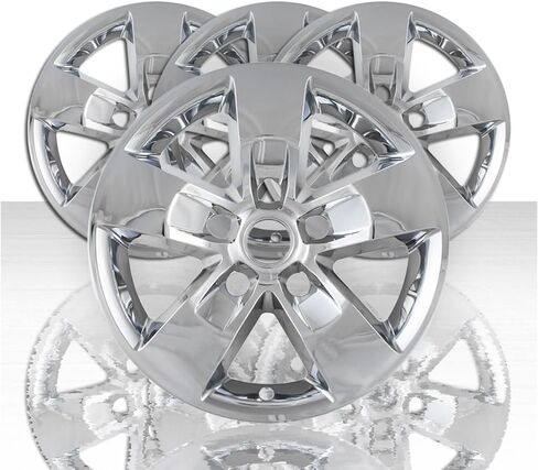 Set of 4 17" 5 Spoke Snap-On Wheel Skins for Ram 1500 2013-2018 - Chrome in Saudi Arabia