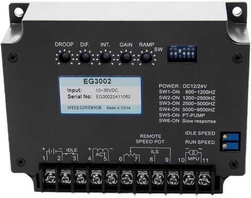 EG3002 Generator Speed Control Electronic Governor Diesel Genset Parts Replacement Generator Parts in Saudi Arabia