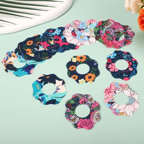 25pcs Waterproof Adhesive Patches for Libre 3 Sensor, Sweatproof CGM Monitor Sticker Covers Breathable Secure Sensor Covers for Libre 3 Accessories (Flower Designs) in Saudi Arabia
